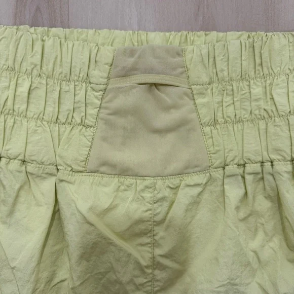 Free People Movement The Way Home Shorts Women's Large Pomelo Yellow High Waist - Picture 11 of 15
